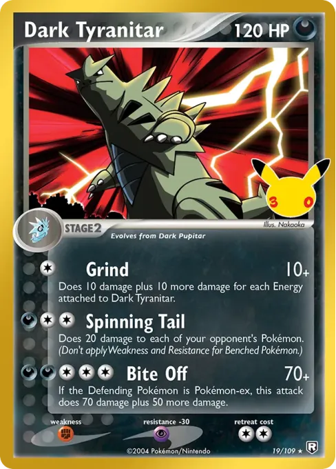 Dark Tyranitar - Reverse Holo