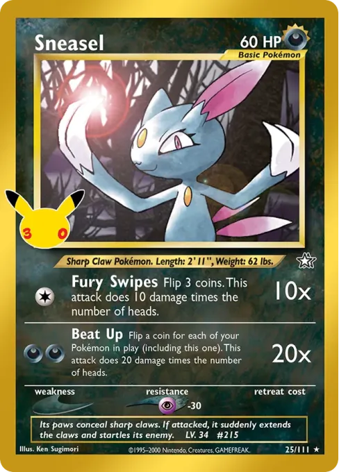 Sneasel - Reverse Holo