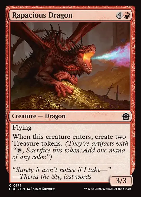 Rapacious Dragon - Foil