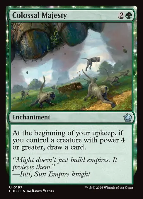 Colossal Majesty - Foil