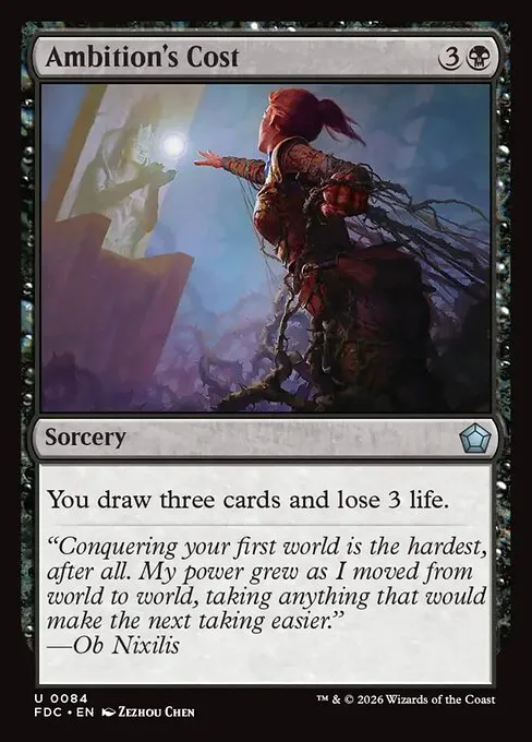 Ambition's Cost - Foil