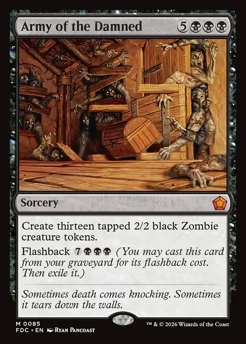 Army of the Damned - Foil