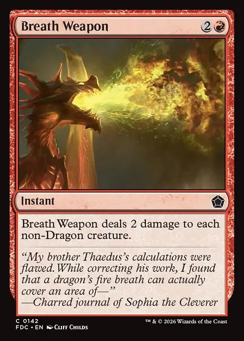 Breath Weapon - Foil