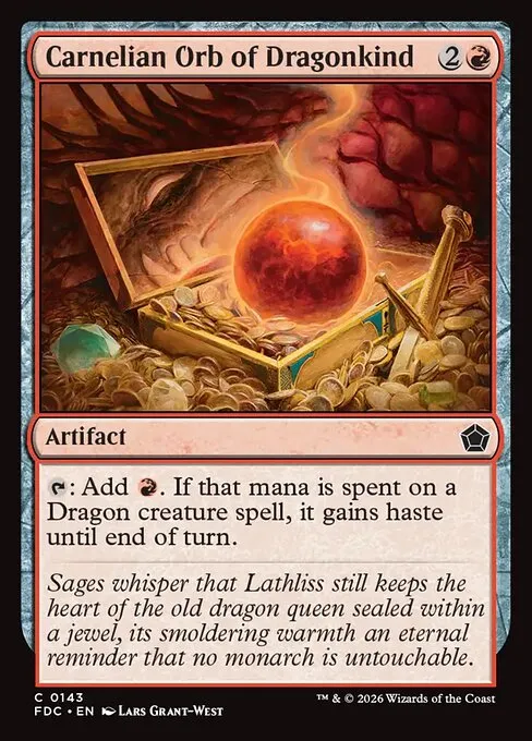 Carnelian Orb of Dragonkind - Foil