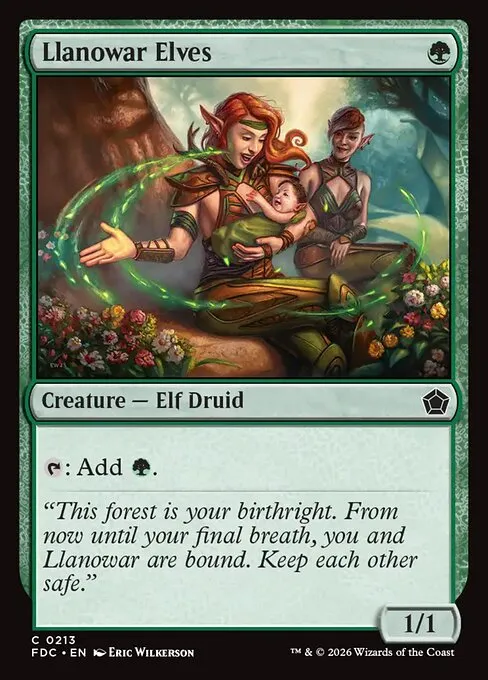 Llanowar Elves - Foil