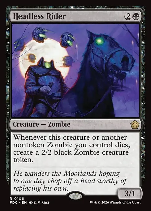 Headless Rider - Foil