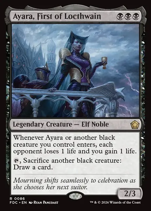 Ayara, First of Locthwain - Foil