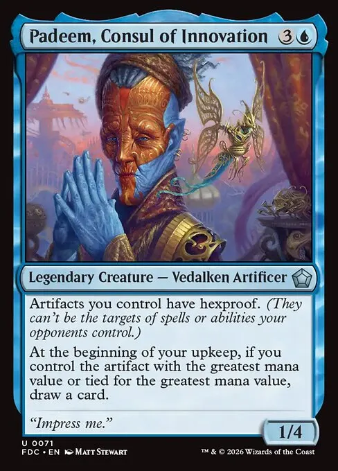 Padeem, Consul of Innovation