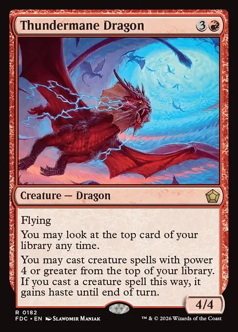 Thundermane Dragon - Foil