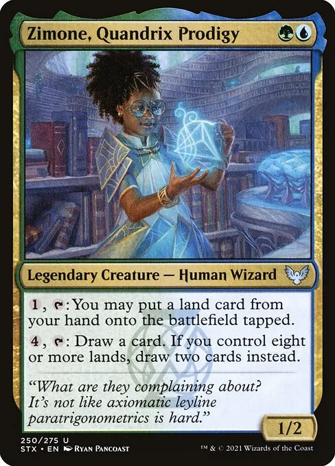Zimone, Quandrix Prodigy - Foil