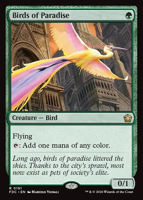 Birds of Paradise - Foil