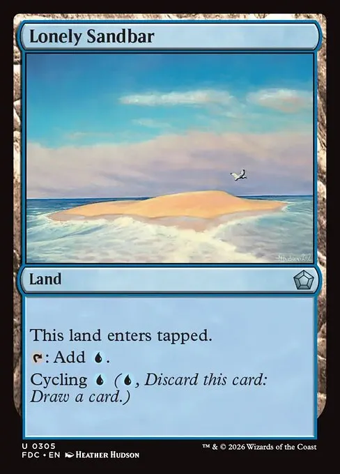 Lonely Sandbar - Foil