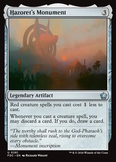 Hazoret's Monument - Foil