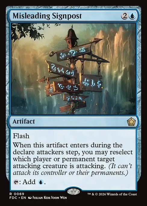 Misleading Signpost - Foil