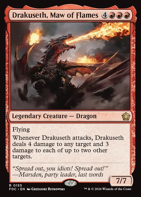 Drakuseth, Maw of Flames - Foil