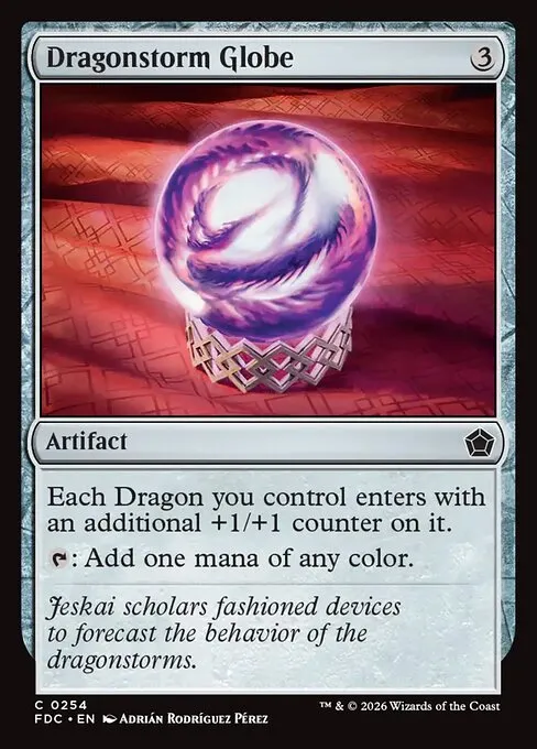 Dragonstorm Globe - Foil