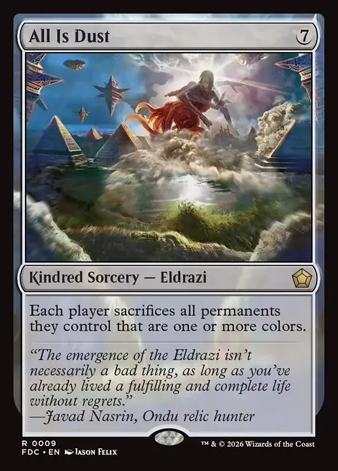 All Is Dust - Foil