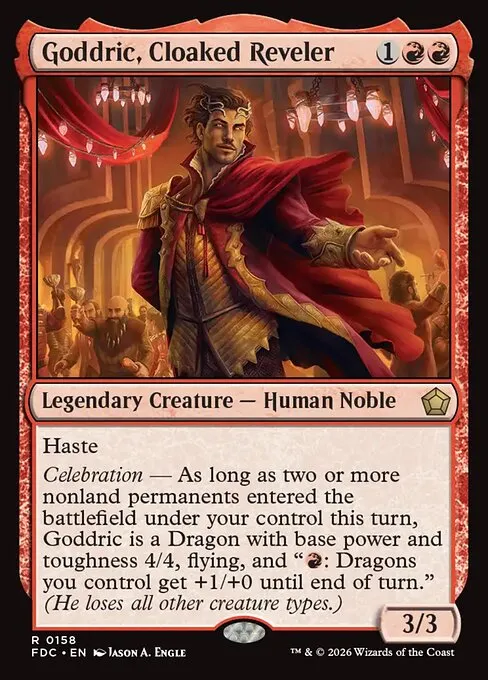Goddric, Cloaked Reveler - Foil