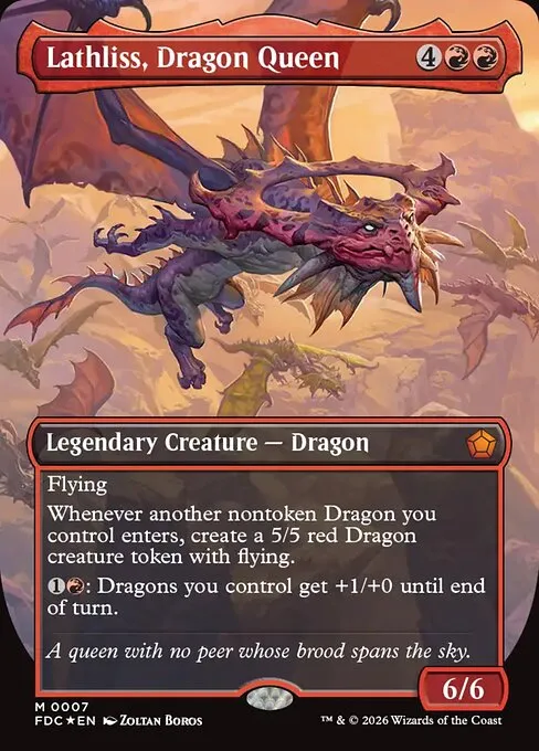 Lathliss, Dragon Queen - Foil