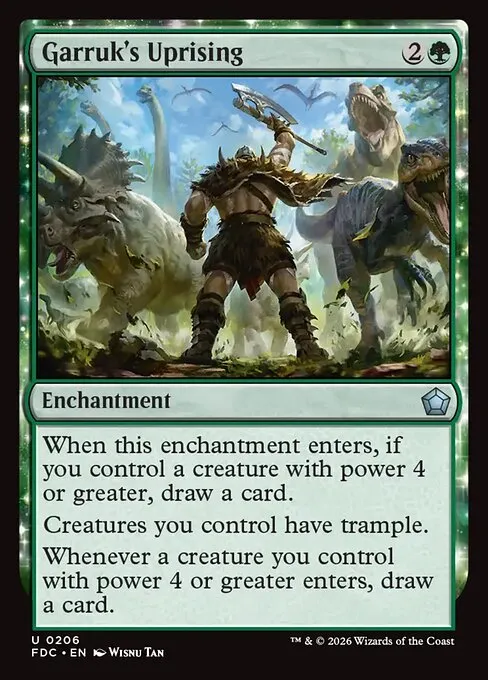 Garruk's Uprising - Foil