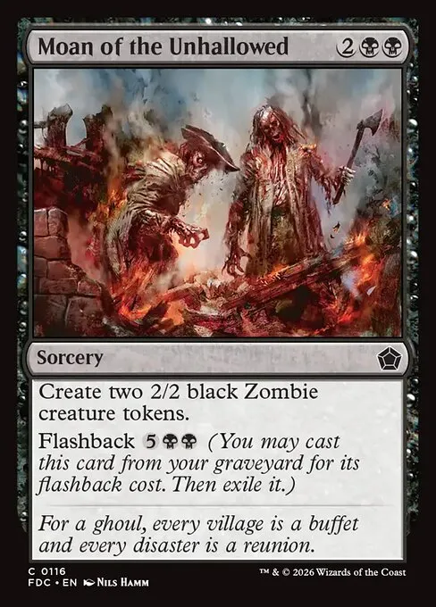 Moan of the Unhallowed - Foil