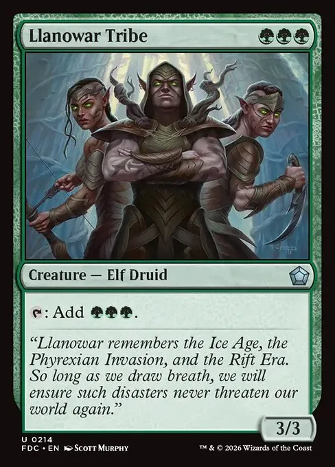 Llanowar Tribe - Foil