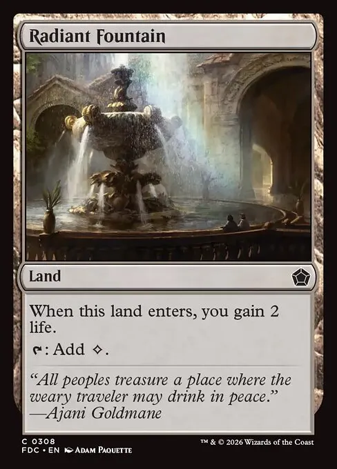 Radiant Fountain - Foil