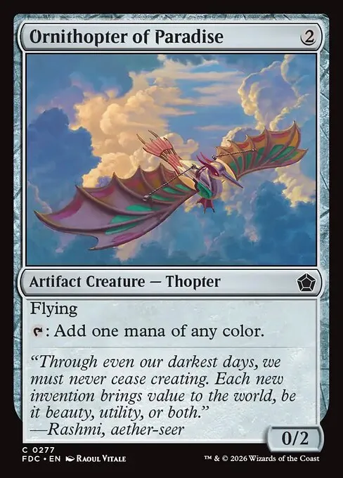 Ornithopter of Paradise - Foil