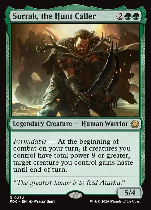Surrak, the Hunt Caller - Foil