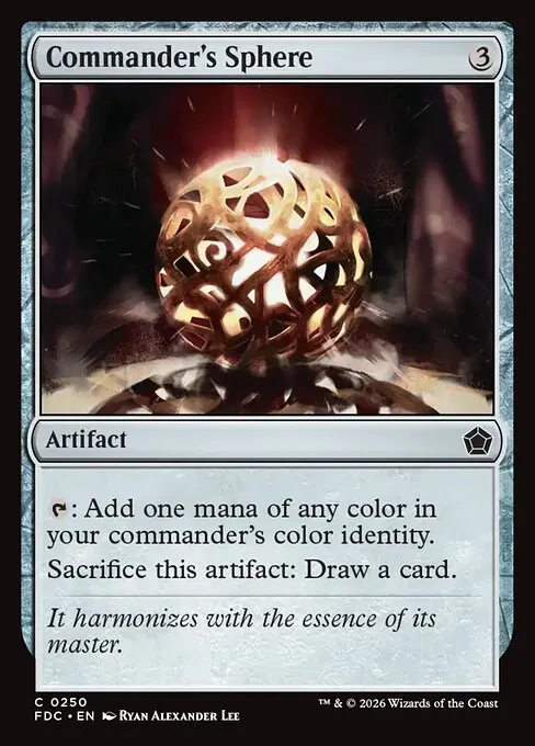 Commander's Sphere - Foil