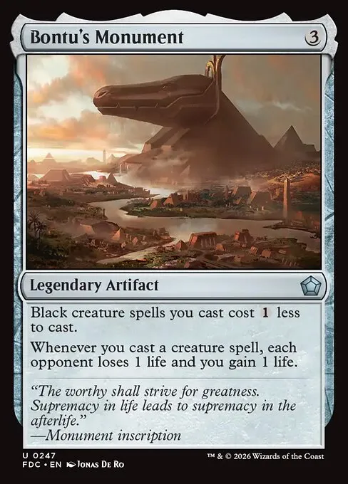 Bontu's Monument - Foil