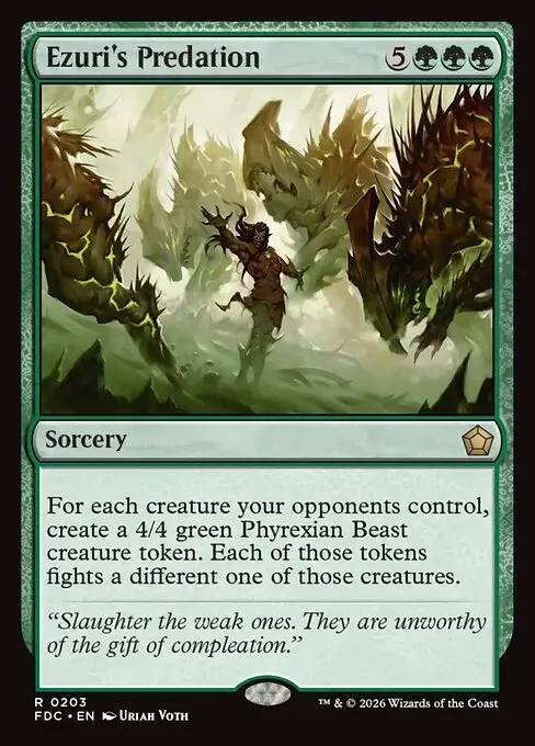 Ezuri's Predation - Foil