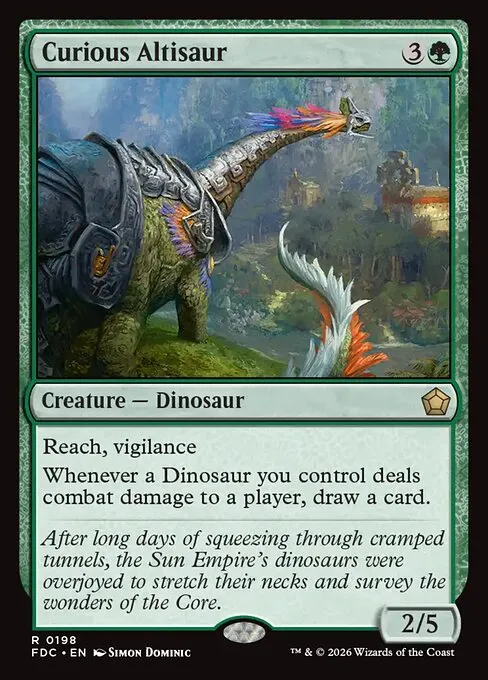 Curious Altisaur - Foil