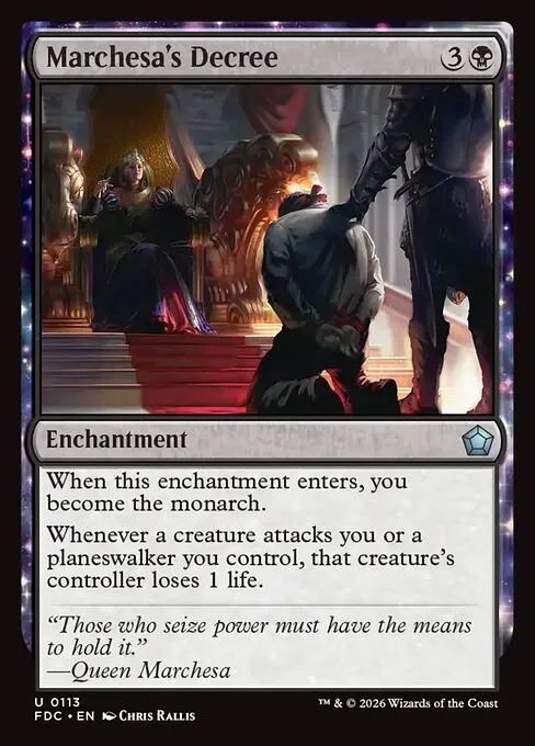Marchesa's Decree - Foil