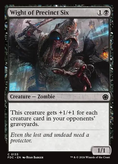 Wight of Precinct Six - Foil
