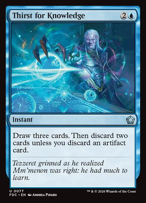 Thirst for Knowledge - Foil