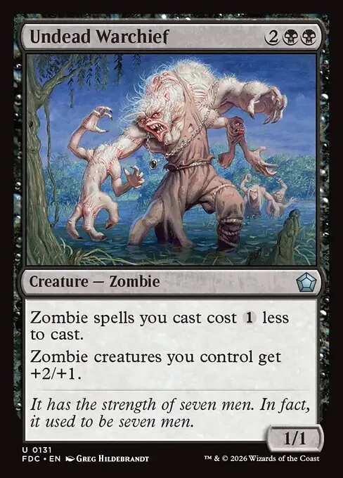 Undead Warchief - Foil