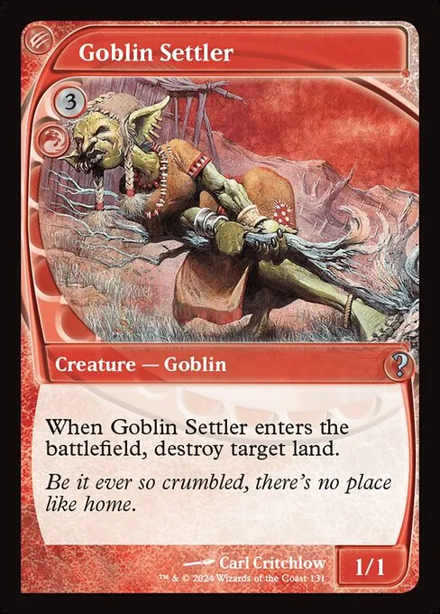 Goblin Settler - Foil
