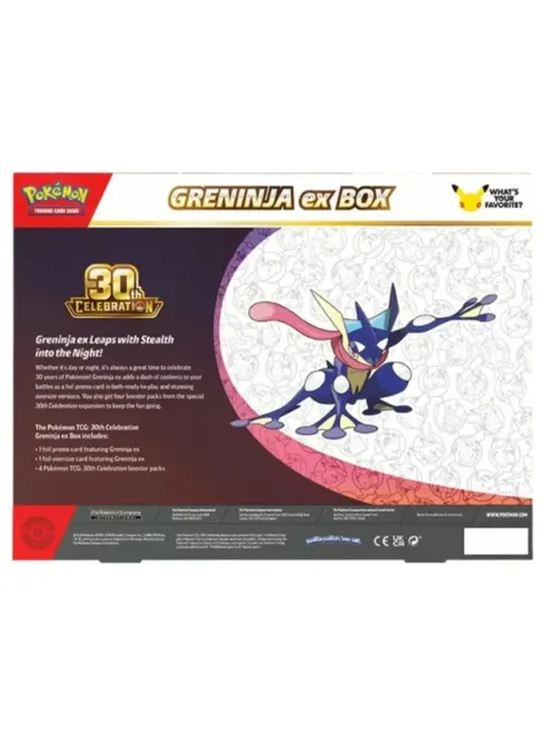POKÉMON: 30th Celebration - GRENINJA ex Box