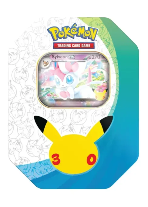 POKÉMON: 30th Celebration - Tin - (SYLVEON ex)
