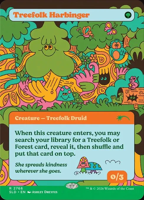 Treefolk Harbinger - Foil