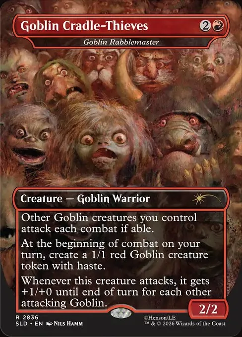 Goblin Rabblemaster - Foil