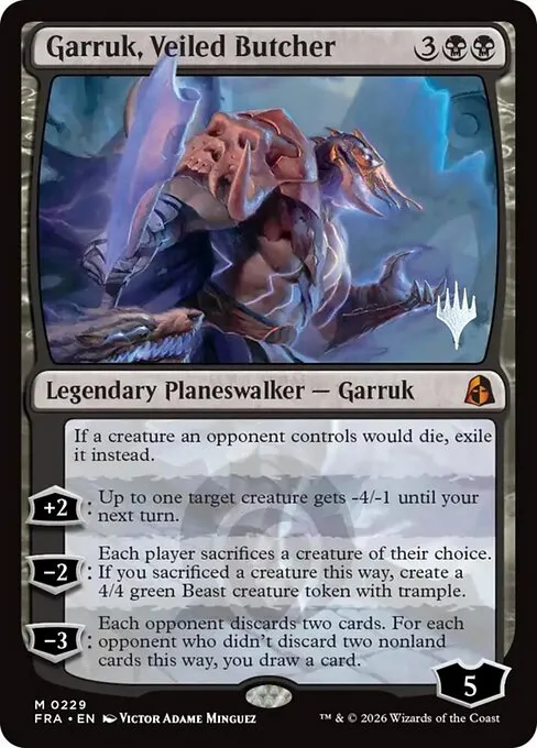 Garruk, Veiled Butcher - Foil