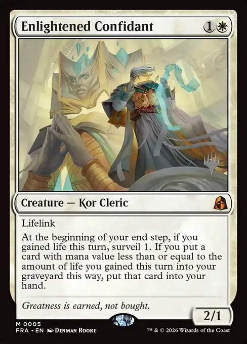 Enlightened Confidant - Foil