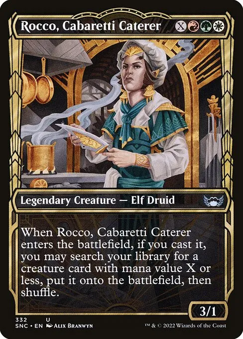 Rocco, Cabaretti Caterer - Foil