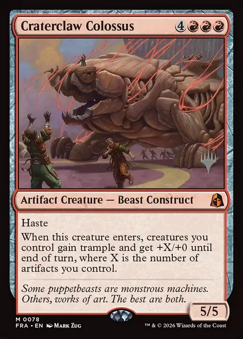 Craterclaw Colossus - Foil