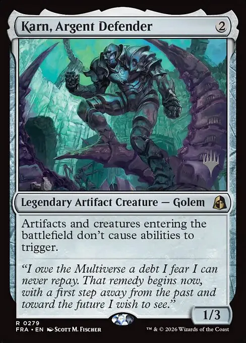 Karn, Argent Defender - Foil