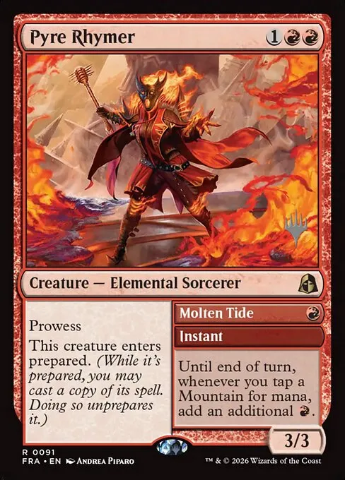 Pyre Rhymer // Molten Tide - Foil