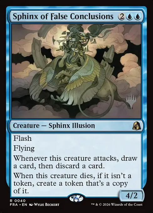 Sphinx of False Conclusions - Foil