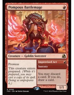 Pompous Battlemage // Improvised Act